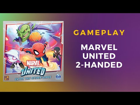 Marvel United 2-handed solo gameplay | DaniCha