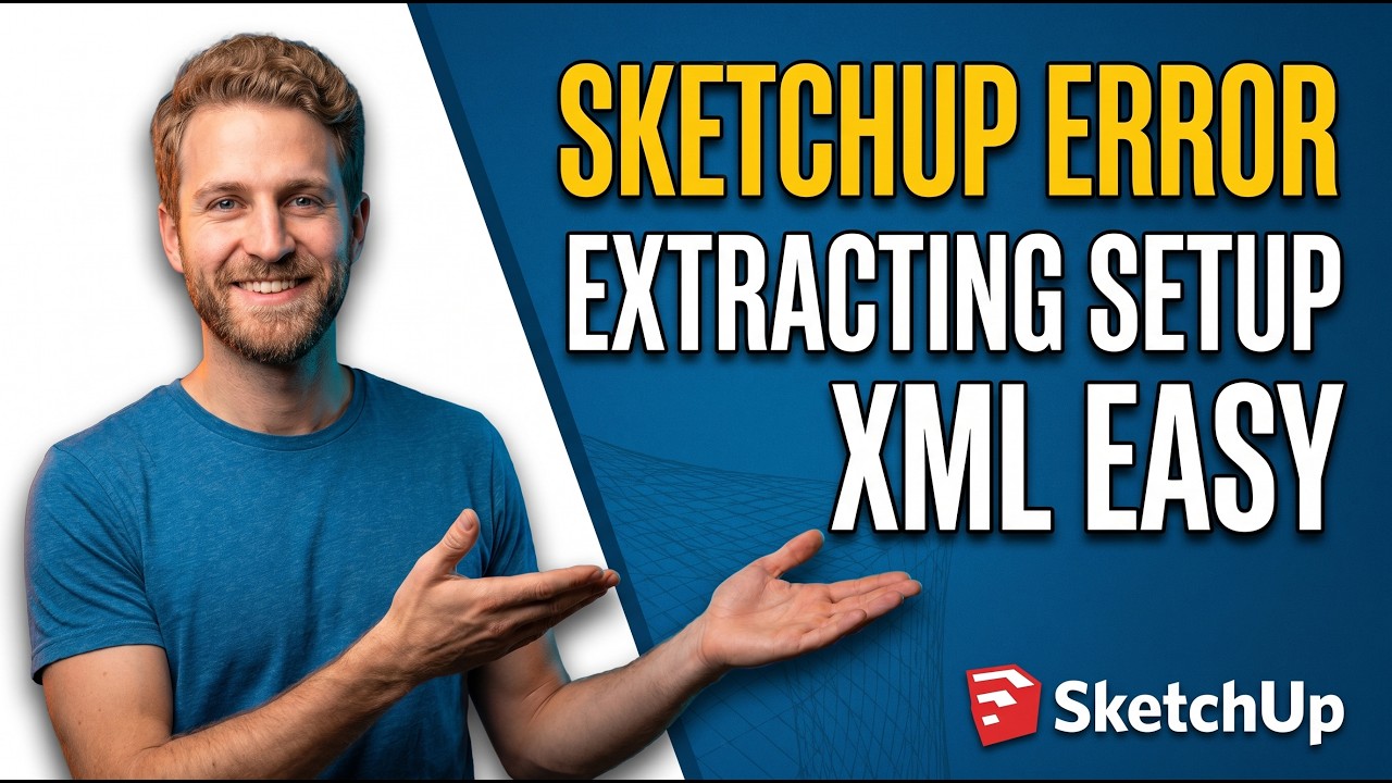 SketchUp Error Extracting Setup Xml (Easy Fix Guide) - YouTube