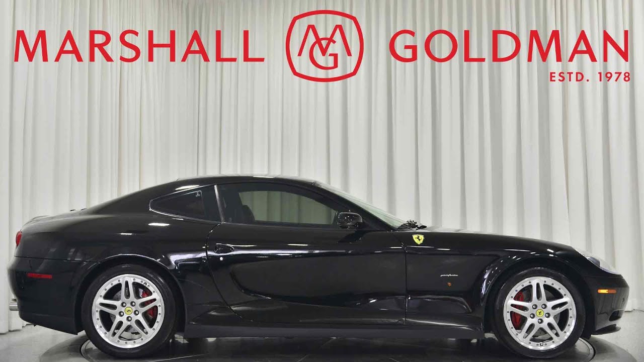 2007 Ferrari 612 Scaglietti in Nero over Nero for sale - YouTube