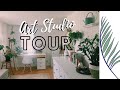 ART STUDIO TOUR! Small Space Organization