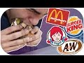 Who has the best fast food burger disgusting burger challenge