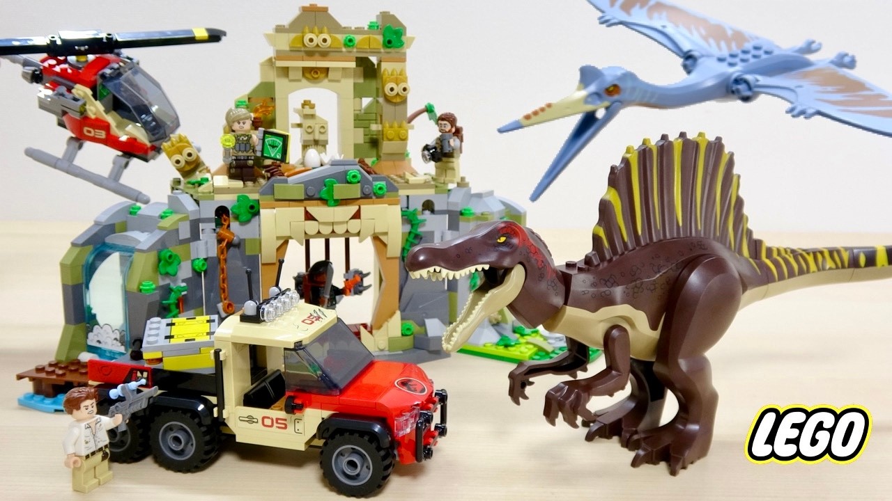 レゴ 古代遺跡の仕掛けが凄すぎる! ジュラシック・ワールド 76976
