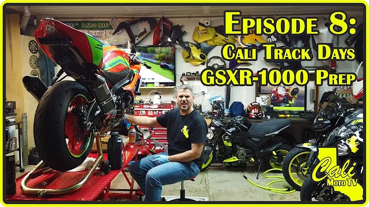 GSXR-1000 Cali Track Days Prep - Oil Change + Brake Pads Swap + Brake Fluid