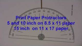 Degree Wheels Protractors