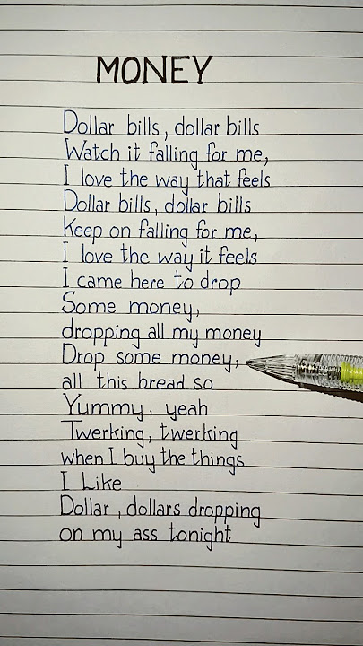 lisa money lyrics #lisa #money #blackpink #song #lyrics