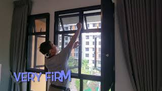 Removable casement security mesh