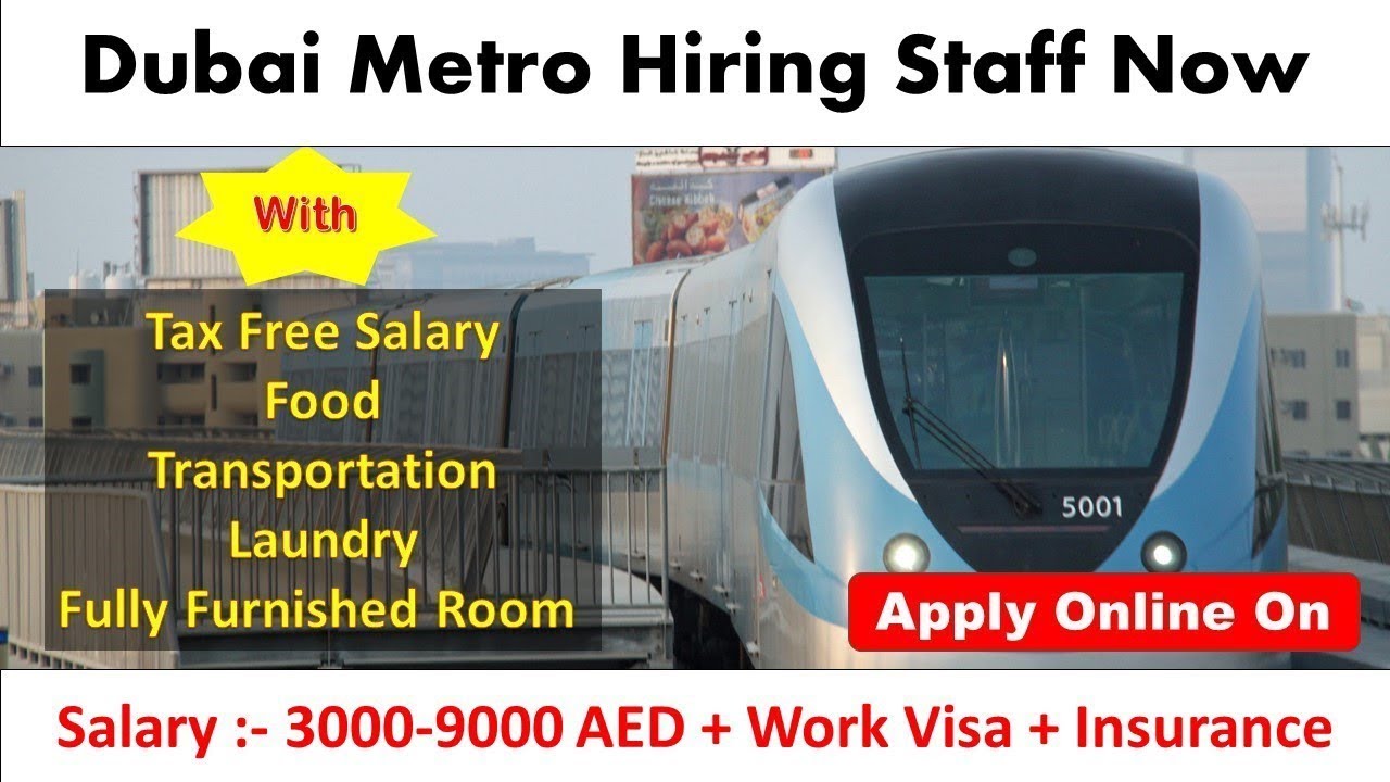 Dubai Metro Jobs In Dubai 