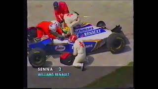 Senna LAST RACE LIVE TV UNCUT of FATAL 1994 Imola Grand Prix Race Murray Walker missing Formula F1