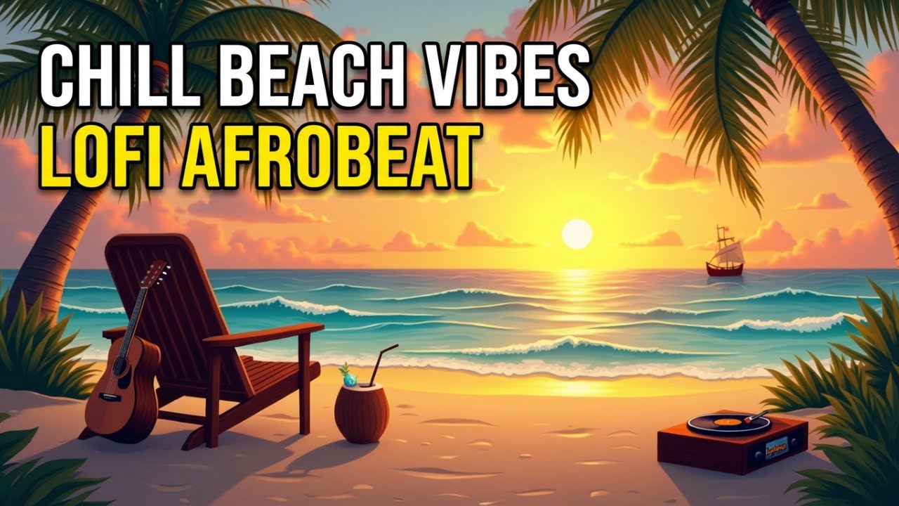 Тропическая любовь: лоу-фай афробит микс | Инструментальная музыка для заката 🌴 Расслабьтесь и от...