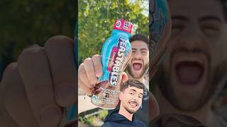 Probamos la Leche de Mr Beast 🥛🍫😱 #sisomosgemelos #mrbeast #feastables #chocolate