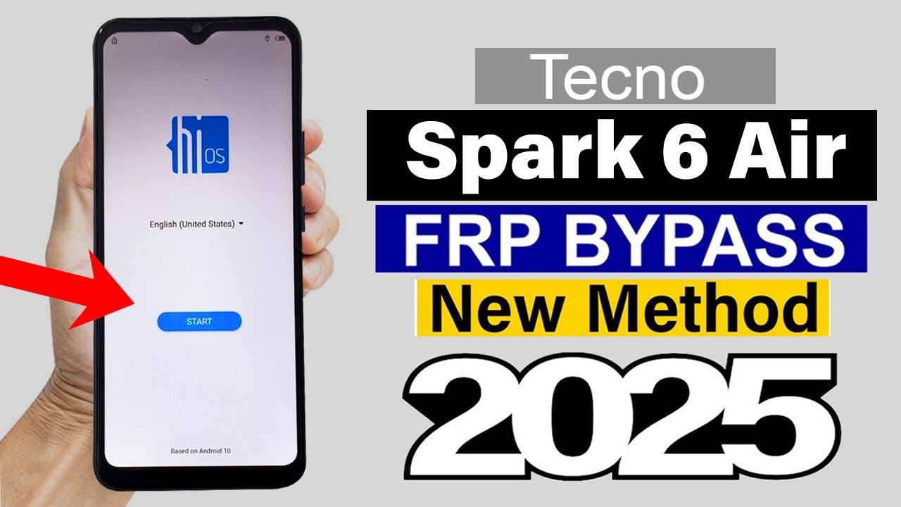 Tecno Spark 6 Air (KE6) - Google/ FRP Bypass | 100% Working New Method (Without Pc)