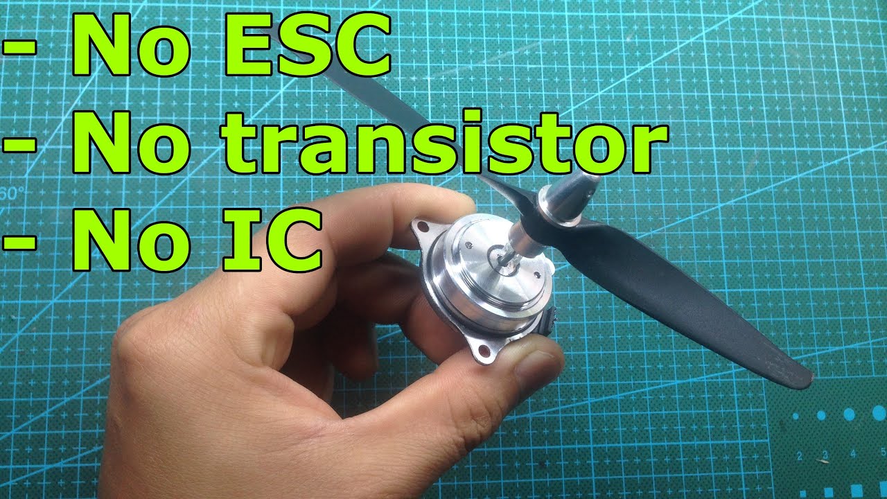 Running Motor HDD without ESC YouTube