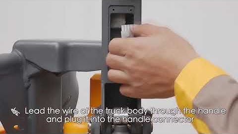 Apollolift Tutorial   Install the handle of Lithium Battery Powered Pallet Truck    （Except A-1017）
