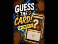 Guess the card | Episode 9 | I’m a #bungulator 🥜 #magicthegatheringcommunity