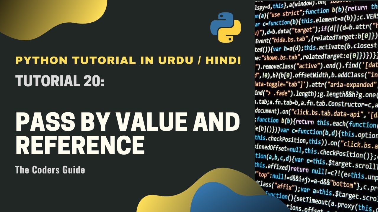 Pass By Value and Reference - Tutorial#20 | Python Tutorial In Hindi ...