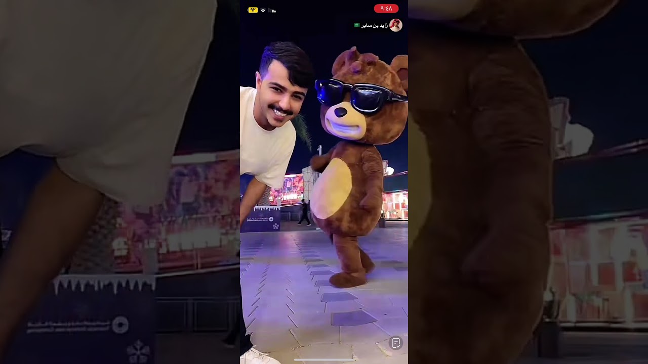 بث زايد سابر مع عبدالله الفريدي بونتر لاند الكويت ❤️‍🔥.