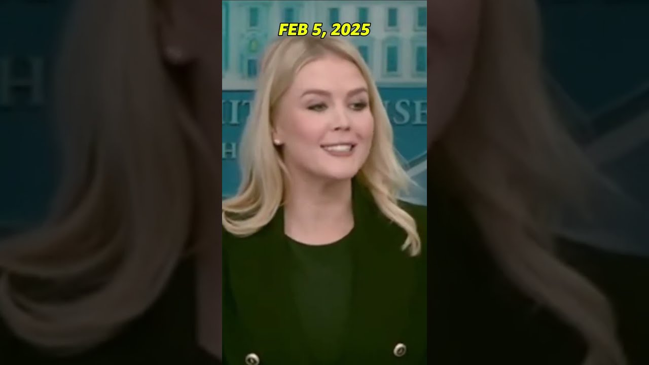 MUST WATCH Karoline Leavitt Press Conference On Trump Gaza Deal