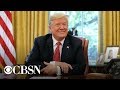 President Trump issues his first veto over national emergency rejection, live stream