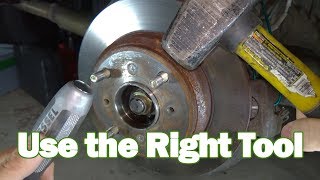 The Right Way to Remove Honda Brake Rotor Screws