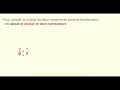 Multiplication de fraction