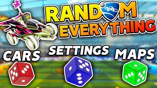 Rocket League, but EVERYTHING is RANDOMIZED (Funny Results)