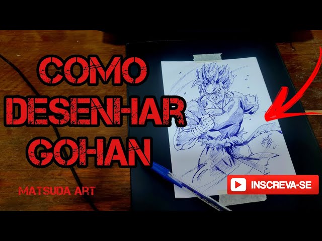 Respondendo a @goku_black85898 tutorial de como desenhar o Gohan Super