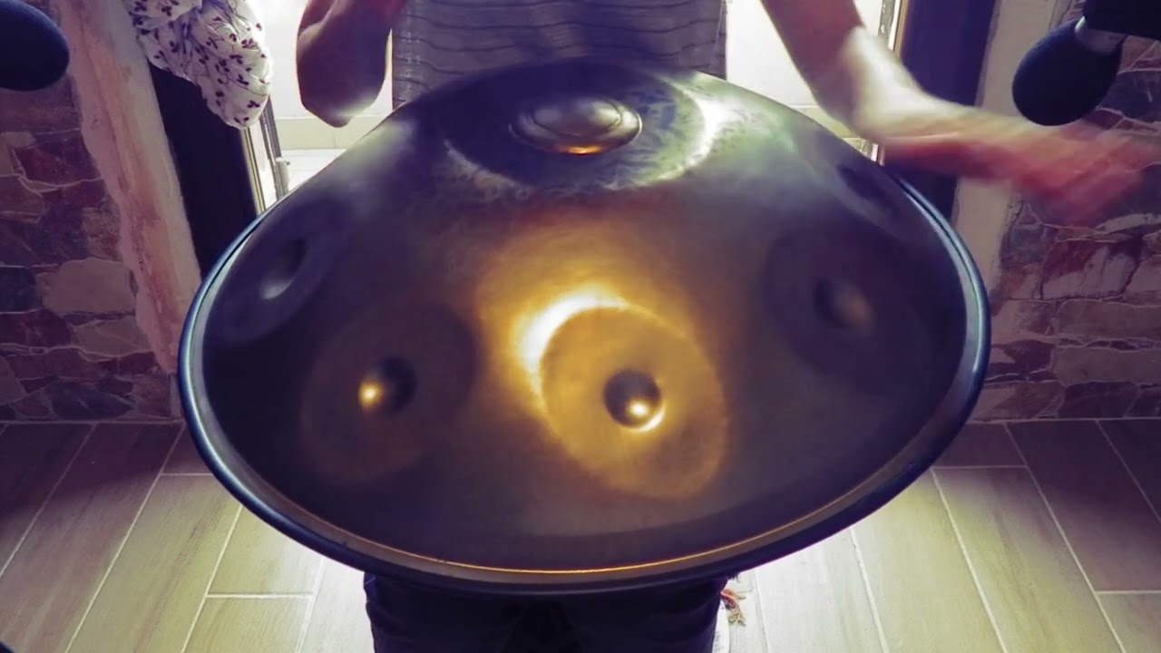 Alchemy Handpan Metal flower D kurd 9 notes
