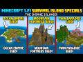 Top 3 BEST Survival Island Seeds in Minecraft 1.21