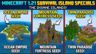 Top 3 BEST Survival Island Seeds in Minecraft 1.21