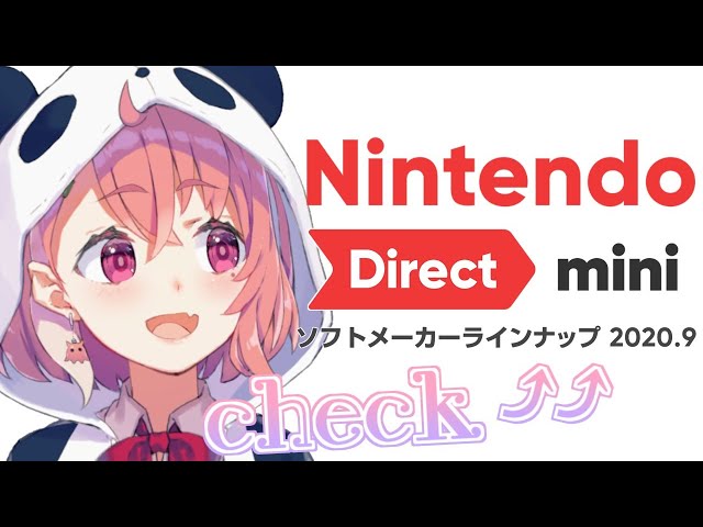 （ 同時視聴 ）Nintendo Direct mini 2020.9 みんなでみるやよ～。のサムネイル