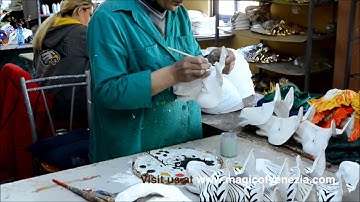 How Venetian masks are made  Part 2