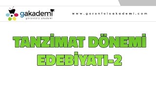 Tanzimat Dönemi Türk Edebiyatı-2