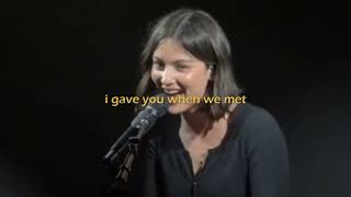 Gracie Abrams - Close to You (Piano Version Live) | Lyrics | The Secret of Us