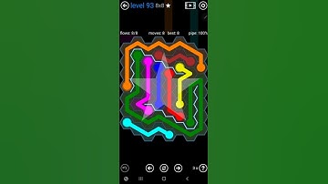 How To Solve Flow Free Party Pack Level 93 8x8 Hexes Board Walk Through Solution Walkthrough