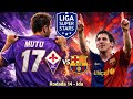 Liga - Rodada 14 - Jogo Ida - Fiorentina Clássica x Barcelona 2009