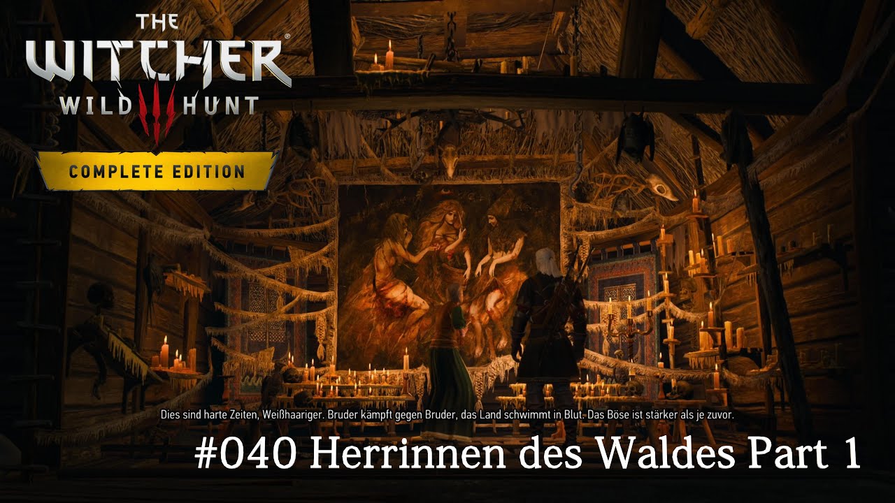 The Witcher 3 Herrinnen Des Waldes Buch Finden THE WITCHER 3: Wild Hunt | #040 Herrinnen des Waldes Part 1 | GAMEPLAY