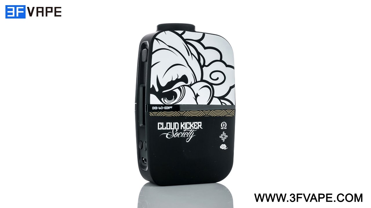 Authentic CKS ICON 200W TC VW Variable Wattage Box Mod - YouTube