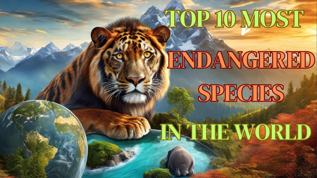 10 endangered species in the world - YouTube