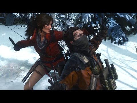 Video: Rise Of The Tomb Raider - Research Base, Ice, Audio Log, Cable Car, Silo, Gunship