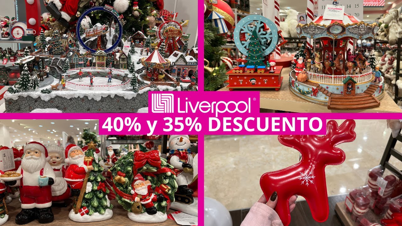 ¡Imperdible! Hasta 40% de descuento en artículos navideños Liverpool