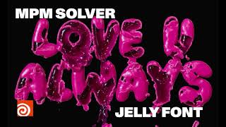 MPM Jelly Font - Houdini Tutorial Preview
