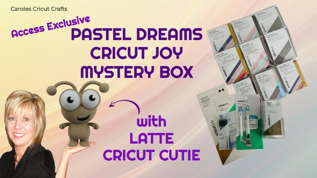 HUGE Cricut Pastel Dreams Mystery Box Unboxing + Latte Cutie!