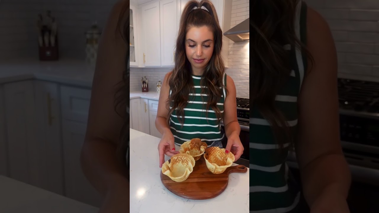 WAFFLE CONE BREAKFAST BOWLS! 