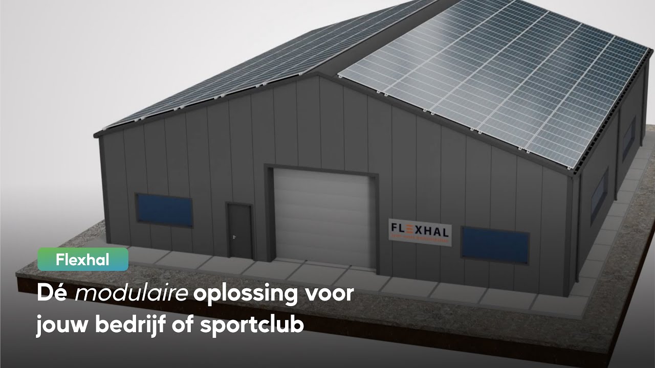 Modulaire Flexhal van Donselaar Industrie | Dé staalconstructie voor jouw bedrijf of sportclub