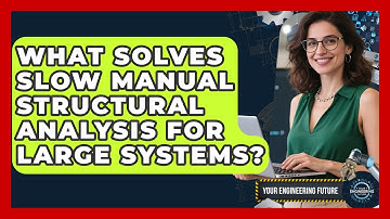 What Solves Slow Manual Structural Analysis For Large Systems? - Your Engineering Future
