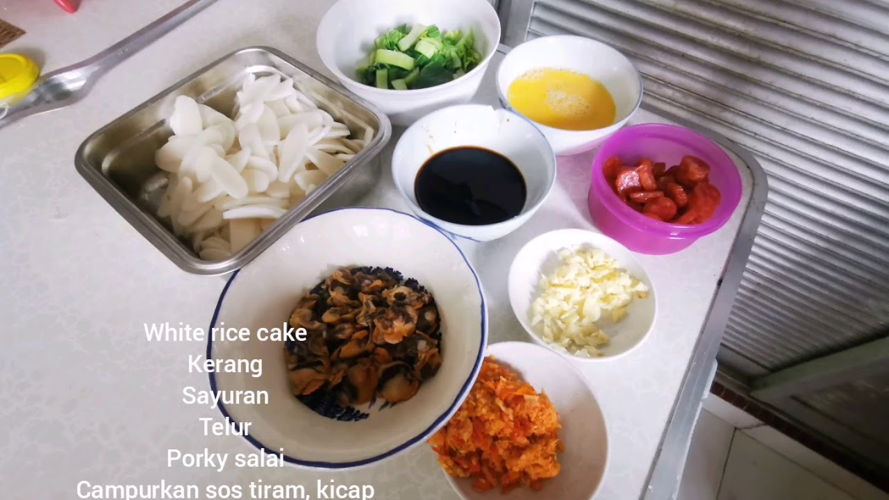 White Rice Cake Noodle! First try😋 YouTube