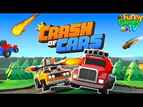 БОЕВЫЕ МАШИНКИ видео   про машинки игра как   про битву тачек машин Crash of Cars