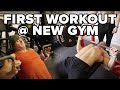 First workout at new super training gym