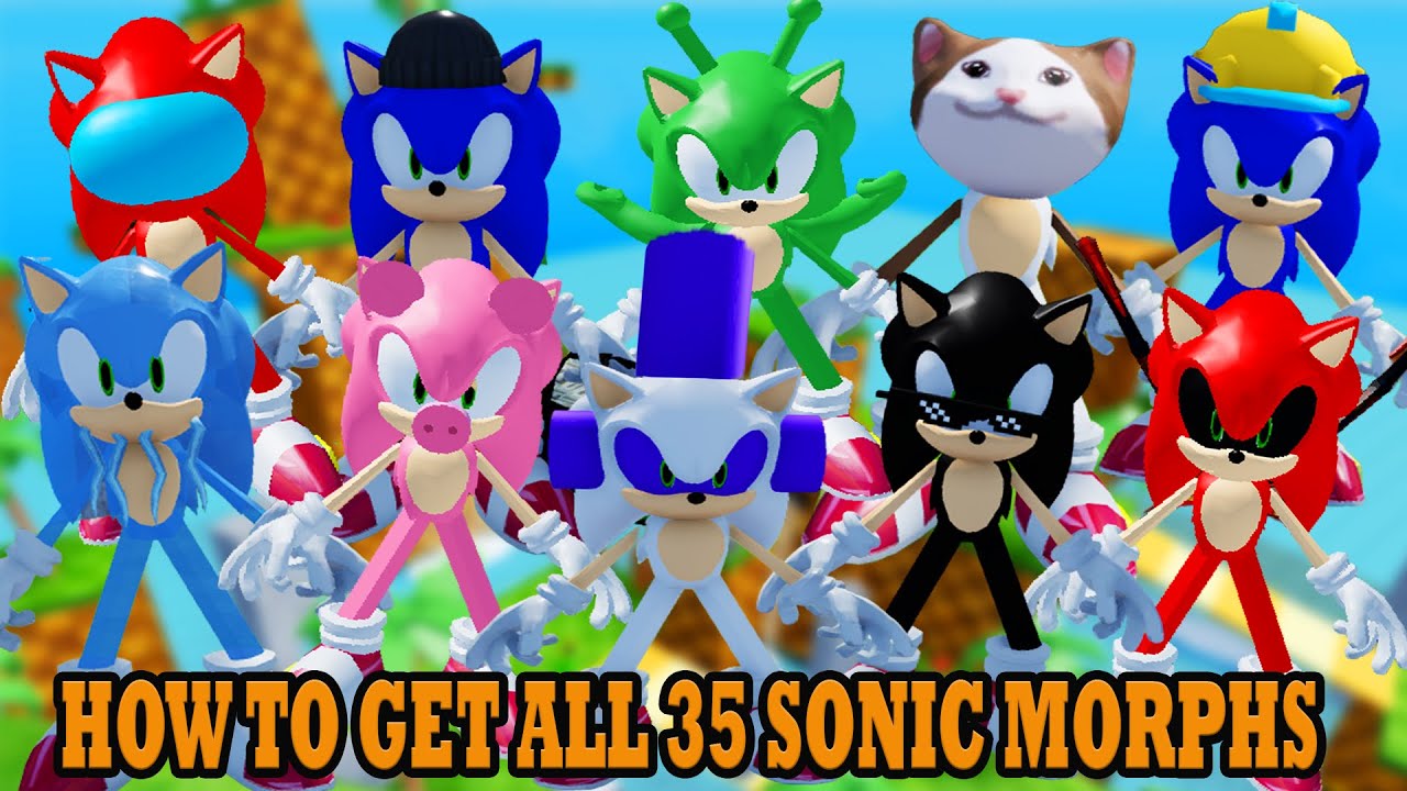 Finding SONIC PRIME MORPHS in ROBLOX 