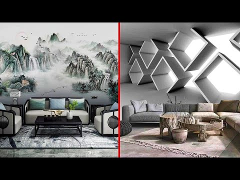 Latest 5D Wallpaper designs for living room and bedroom wall decoration -  Interior Decor Designs - YouTube